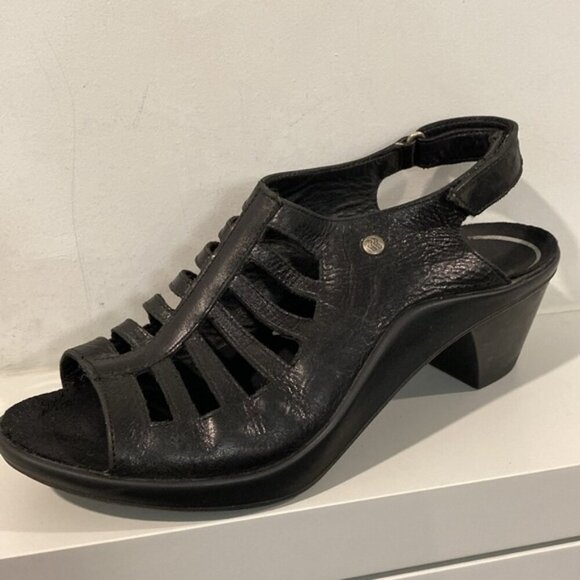 ROMIKA Mokassetta Black Clog Sandal Size 40 - Picture 2 of 11